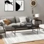 Black plywood coffee table 80x50x35 cm by vidaXL, Coffee table - Ref: Foro24-819392, Price: 39,22 €, Discount: %
