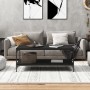 Mesa de centro de madera contrachapada negro 100x50x40 cm de vidaXL, Mesas de centro - Ref: Foro24-819362, Precio: 55,64 €, D...
