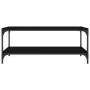 Mesa de centro de madera contrachapada negro 100x50x40 cm de vidaXL, Mesas de centro - Ref: Foro24-819362, Precio: 55,01 €, D...
