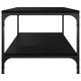 Mesa de centro de madera contrachapada negro 100x50x40 cm de vidaXL, Mesas de centro - Ref: Foro24-819362, Precio: 55,01 €, D...