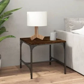 Mesa de centro madera contrachapada roble ahumado 50x50x35 cm de vidaXL, Mesas de centro - Ref: Foro24-819399, Precio: 24,81 ...