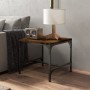 Mesa de centro madera contrachapada roble ahumado 50x50x35 cm de vidaXL, Mesas de centro - Ref: Foro24-819399, Precio: 25,02 ...