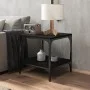 Mesa auxiliar de madera contrachapada negro 40x40x40 cm de vidaXL, Mesas de centro - Ref: Foro24-819377, Precio: 26,90 €, Des...