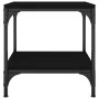 Mesa auxiliar de madera contrachapada negro 40x40x40 cm de vidaXL, Mesas de centro - Ref: Foro24-819377, Precio: 26,90 €, Des...