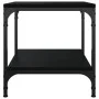 Mesa auxiliar de madera contrachapada negro 40x40x40 cm de vidaXL, Mesas de centro - Ref: Foro24-819377, Precio: 26,90 €, Des...