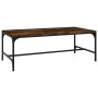 Mesa de centro madera contrachapada roble ahumado 80x50x35 cm de vidaXL, Mesas de centro - Ref: Foro24-819394, Precio: 41,79 ...