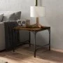 Side tables 2 units smoked oak plywood 40x40x35 cm by vidaXL, Coffee table - Ref: Foro24-819407, Price: 28,71 €, Discount: %