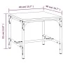 Side tables 2 units smoked oak plywood 40x40x35 cm by vidaXL, Coffee table - Ref: Foro24-819407, Price: 28,71 €, Discount: %