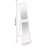 Espejo de pie blanco 50x200 cm de vidaXL, Espejos - Ref: Foro24-351528, Precio: 73,41 €, Descuento: %