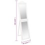 Espejo de pie blanco 40x160 cm de vidaXL, Espejos - Ref: Foro24-351520, Precio: 90,62 €, Descuento: %