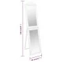 Espejo de pie blanco 40x160 cm de vidaXL, Espejos - Ref: Foro24-351520, Precio: 69,94 €, Descuento: %