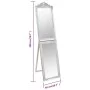 Espejo de pie plateado 50x200 cm de vidaXL, Espejos - Ref: Foro24-351530, Precio: 73,92 €, Descuento: %