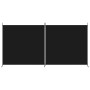 Biombo divisor de 2 paneles de tela negro 348x180 cm de vidaXL, Divisores de ambientes - Ref: Foro24-350277, Precio: 40,14 €,...