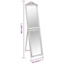 Espejo de pie plateado 40x160 cm de vidaXL, Espejos - Ref: Foro24-351522, Precio: 74,81 €, Descuento: %