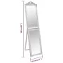 Espejo de pie plateado 40x160 cm de vidaXL, Espejos - Ref: Foro24-351522, Precio: 74,03 €, Descuento: %