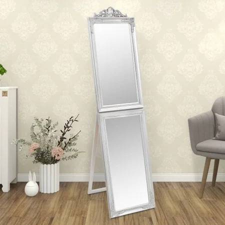 Espejo de pie plateado 45x180 cm de vidaXL, Espejos - Ref: Foro24-351526, Precio: 64,96 €, Descuento: %