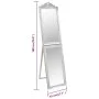 Espejo de pie plateado 45x180 cm de vidaXL, Espejos - Ref: Foro24-351526, Precio: 64,96 €, Descuento: %