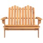 Banco de jardín Adirondack madera maciza acacia 126 cm de vidaXL, Bancos de jardín - Ref: Foro24-360038, Precio: 158,18 €, De...