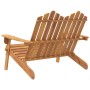 Banco de jardín Adirondack madera maciza acacia 126 cm de vidaXL, Bancos de jardín - Ref: Foro24-360038, Precio: 158,18 €, De...