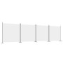 Biombo divisor de 4 paneles de tela blanco 698x180 cm de vidaXL, Divisores de ambientes - Ref: Foro24-350282, Precio: 53,71 €...