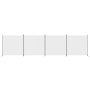 Biombo divisor de 4 paneles de tela blanco 698x180 cm de vidaXL, Divisores de ambientes - Ref: Foro24-350282, Precio: 53,71 €...