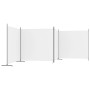 Biombo divisor de 4 paneles de tela blanco 698x180 cm de vidaXL, Divisores de ambientes - Ref: Foro24-350282, Precio: 53,71 €...