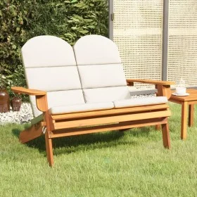 Adirondack garden bench with acacia wood cushions 126 cm by vidaXL, garden benches - Ref: Foro24-360039, Price: 171,60 €, Dis...