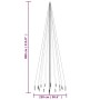 Árbol de Navidad con pincho 1134 LED azul 800 cm de vidaXL, Arboles de navidad - Ref: Foro24-343565, Precio: 81,05 €, Descuen...