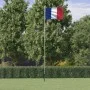Mástil y bandera de Francia aluminio 6,23 m de vidaXL, Banderas y mangas de viento - Ref: Foro24-3147093, Precio: 73,64 €, De...