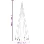 Árbol de Navidad con pincho 1134 LED de colores 800 cm de vidaXL, Arboles de navidad - Ref: Foro24-343564, Precio: 108,50 €, ...