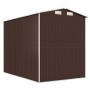Cobertizo jardín acero galvanizado marrón oscuro 192x274x223 cm de vidaXL, Cobertizos - Ref: Foro24-3147461, Precio: 408,59 €...