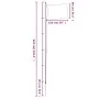 Mástil y bandera de Bélgica aluminio 6,23 m de vidaXL, Banderas y mangas de viento - Ref: Foro24-3147087, Precio: 72,16 €, De...