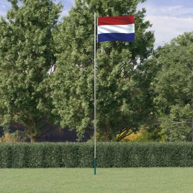 Mástil y bandera de Países Bajos aluminio 6,23 m de vidaXL, Banderas y mangas de viento - Ref: Foro24-3147086, Precio: 75,44 ...