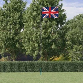 Mástil y bandera de Reino Unido aluminio 6,23 m de vidaXL, Banderas y mangas de viento - Ref: Foro24-3147110, Precio: 70,13 €...
