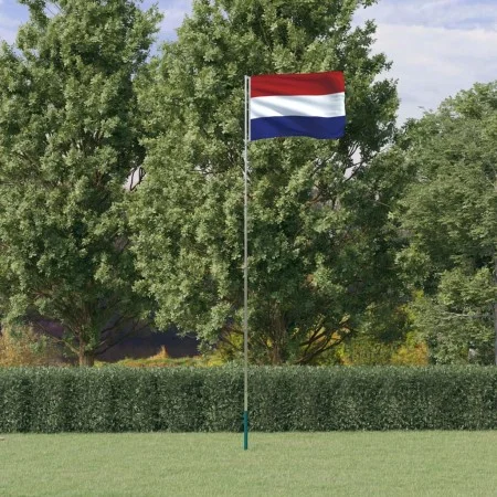 Mástil y bandera de Países Bajos aluminio 5,55 m de vidaXL, Banderas y mangas de viento - Ref: Foro24-3147116, Precio: 53,60 ...