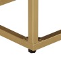 Aparador de madera maciza de mango negro y dorado 110x30x75 cm de vidaXL, Aparadores - Ref: Foro24-353912, Precio: 235,20 €, ...