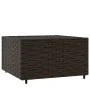 Mesa de centro jardín cuadrada ratán PE marrón 50x50x30 cm de vidaXL, Mesas de jardín - Ref: Foro24-319858, Precio: 57,44 €, ...