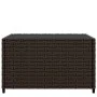Mesa de centro jardín cuadrada ratán PE marrón 50x50x30 cm de vidaXL, Mesas de jardín - Ref: Foro24-319858, Precio: 57,44 €, ...