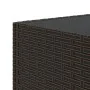 Mesa de centro jardín cuadrada ratán PE marrón 50x50x30 cm de vidaXL, Mesas de jardín - Ref: Foro24-319858, Precio: 57,44 €, ...