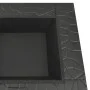 Brasero con atizador acero 79x79x46,5 cm de vidaXL, Chimeneas - Ref: Foro24-360061, Precio: 164,81 €, Descuento: %