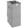 Cesto ropa sucia plegable lino sintético gris 26x34,5x59,5 cm de vidaXL, Cestas para ropa - Ref: Foro24-351039, Precio: 24,68...