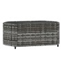 Set de muebles de jardín 4 pzas y cojines ratán sintético gris de vidaXL, Conjuntos de jardín - Ref: Foro24-319776, Precio: 3...