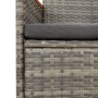 Sillas de jardín con cojines 2 unidades ratán sintético gris de vidaXL, Sillas de jardín - Ref: Foro24-319526, Precio: 162,94...