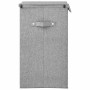 Cesto ropa sucia plegable lino sintético gris 51x34,5x59,5 cm de vidaXL, Cestas para ropa - Ref: Foro24-351040, Precio: 49,95...