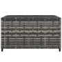 Mesa de centro jardín cuadrada ratán sintético gris 50x50x30 cm de vidaXL, Mesas de jardín - Ref: Foro24-319859, Precio: 56,1...