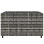 Mesa de centro jardín cuadrada ratán sintético gris 50x50x30 cm de vidaXL, Mesas de jardín - Ref: Foro24-319859, Precio: 56,1...