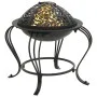 Brasero con atizador acero 49 cm de vidaXL, Chimeneas - Ref: Foro24-360059, Precio: 63,65 €, Descuento: %