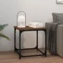 Mesa auxiliar de madera contrachapada marrón roble 40x40x40 cm by vidaXL, Coffee table - Ref: Foro24-823291, Price: 25,31 €, ...