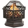 Brasero con atizador acero 62x54x56 cm de vidaXL, Chimeneas - Ref: Foro24-360060, Precio: 147,37 €, Descuento: %