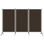 Biombo divisor de 3 paneles marrón 260x180 cm de vidaXL, Divisores de ambientes - Ref: Foro24-320732, Precio: 36,71 €, Descue...